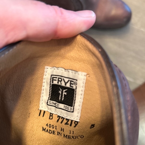 Frye Jane boots tall brown size 11 - Picture 5 of 9